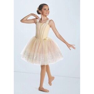 Weissman Style 17418 Sonata For Two Pianos Tutu Dance Ballet Size IC 7/8